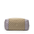 Gucci Heart Bit Open Tote Lilac Beige GG Canvas — view 6