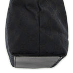 Gucci Small Bucket Tote Black GG Canvas — view 8