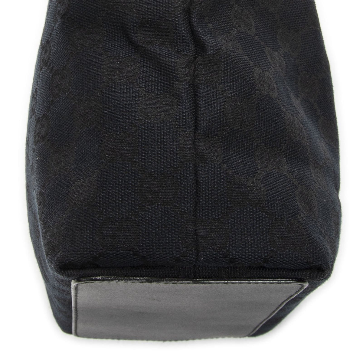 Gucci Small Bucket Tote Black GG Canvas — view 8