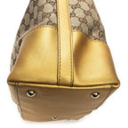 Gucci Brea Heart Hobo Yellow Beige GG Canvas — view 8