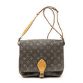Louis Vuitton Cartouchiere Brown Monogram Canvas Messenger