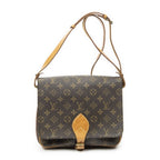Louis Vuitton Cartouchiere Brown Monogram Canvas Messenger