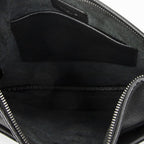 Loewe Anagram Front Pocket Messenger Black Gray Calfskin Leather — view 9