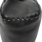 Fendi Mini Bow Sling Bag Black Selleria Leather — view 7
