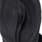 Fendi Rectangle Zip Pochette Black Jersey Canvas Pouch — view 7