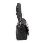 Gucci Front Pocket Flap Crossbody Dark Brown GG Denim Canvas — view 4