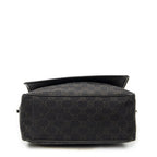 Gucci Front Pocket Flap Crossbody Dark Brown GG Denim Canvas — view 6