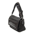 Gucci Front Pocket Flap Crossbody Dark Brown GG Denim Canvas — view 2