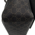 Gucci Front Pocket Flap Crossbody Dark Brown GG Denim Canvas — view 7