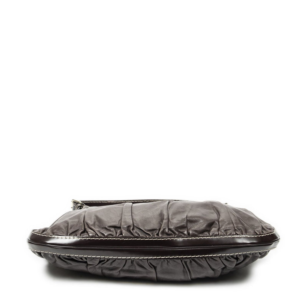 Gucci Large Queen Hobo Dark Brown Calfskin Leather — view 6