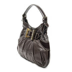 Gucci Large Queen Hobo Dark Brown Calfskin Leather — view 2