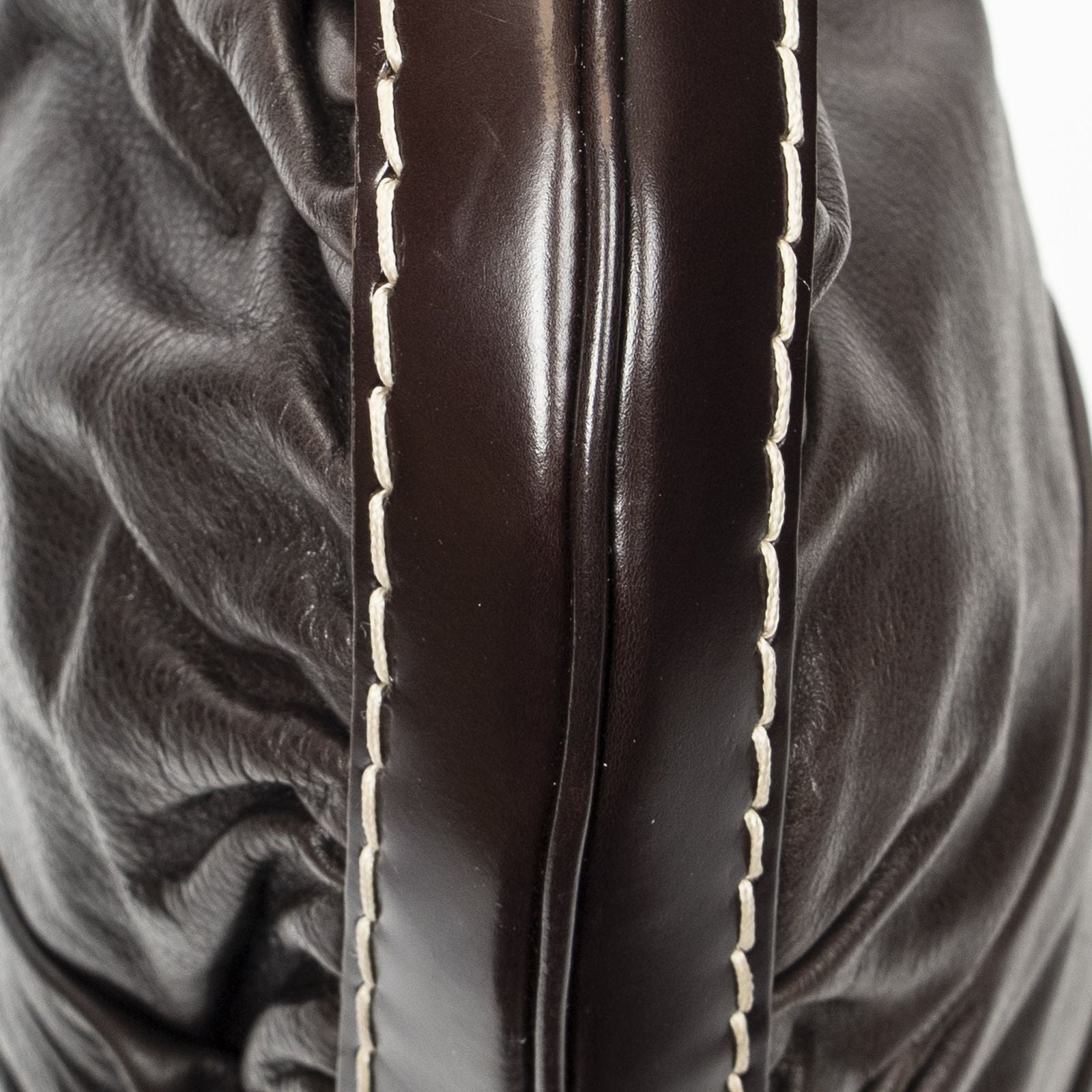 Gucci Large Queen Hobo Dark Brown Calfskin Leather — view 7