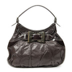 Gucci Large Queen Hobo Dark Brown Calfskin Leather