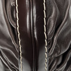Gucci Large Queen Hobo Dark Brown Calfskin Leather — view 8