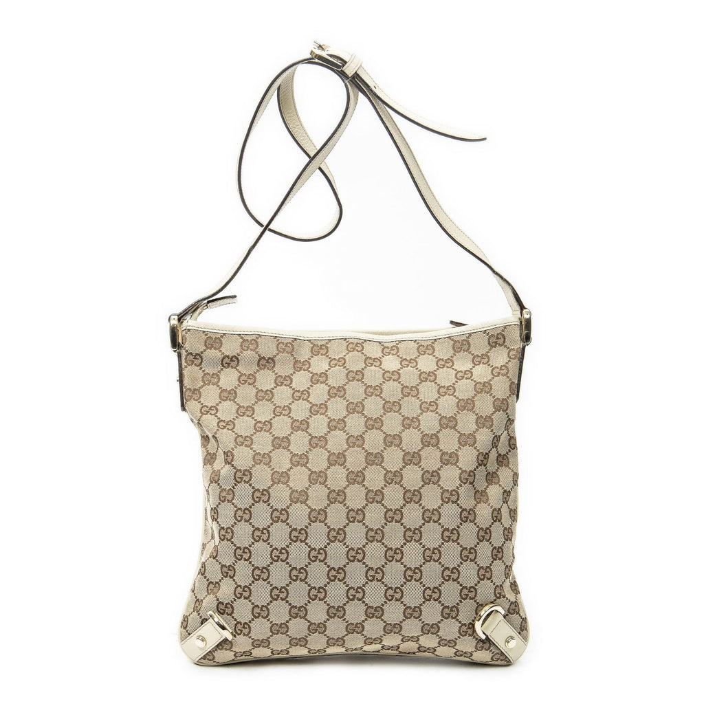 Gucci Abbey Crossbody Ivory Beige GG Canvas — view 5