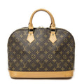 Louis Vuitton Alma Brown Monogram Canvas Handbag
