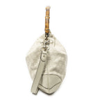 Gucci Pegi Bambu Handle Hobo Ivory Guccissima — view 4