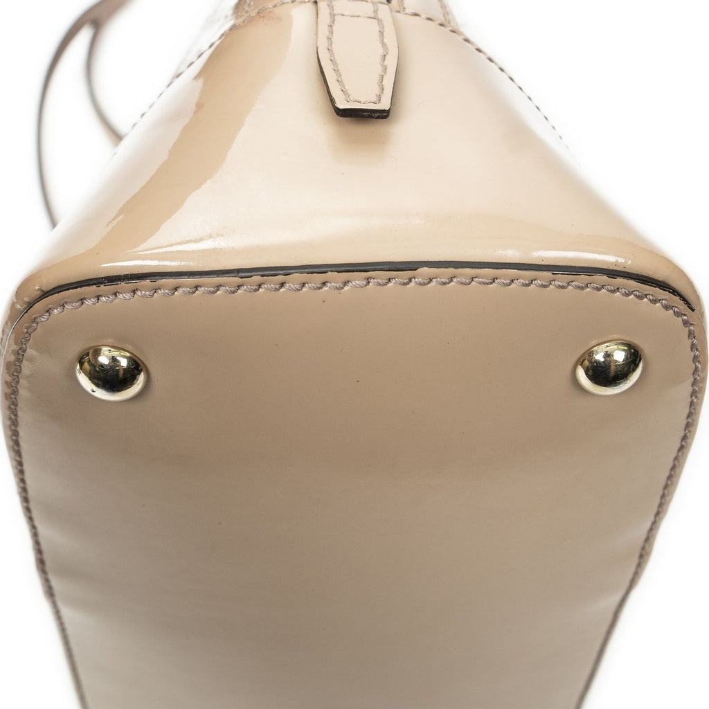 Gucci Nice Top Handle Light Pink Micro Guccissima Patent Leather — view 8