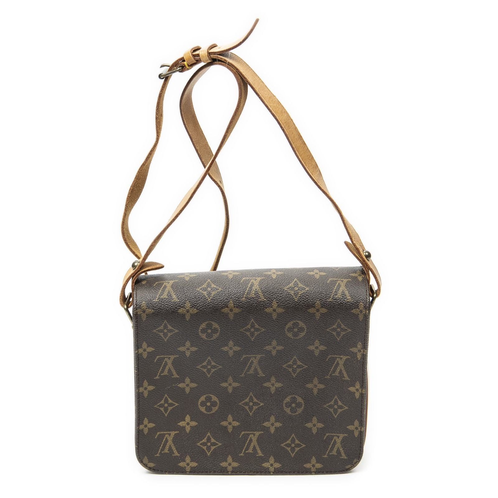Louis Vuitton Cartouchiere Brown Monogram Canvas Messenger — view 5