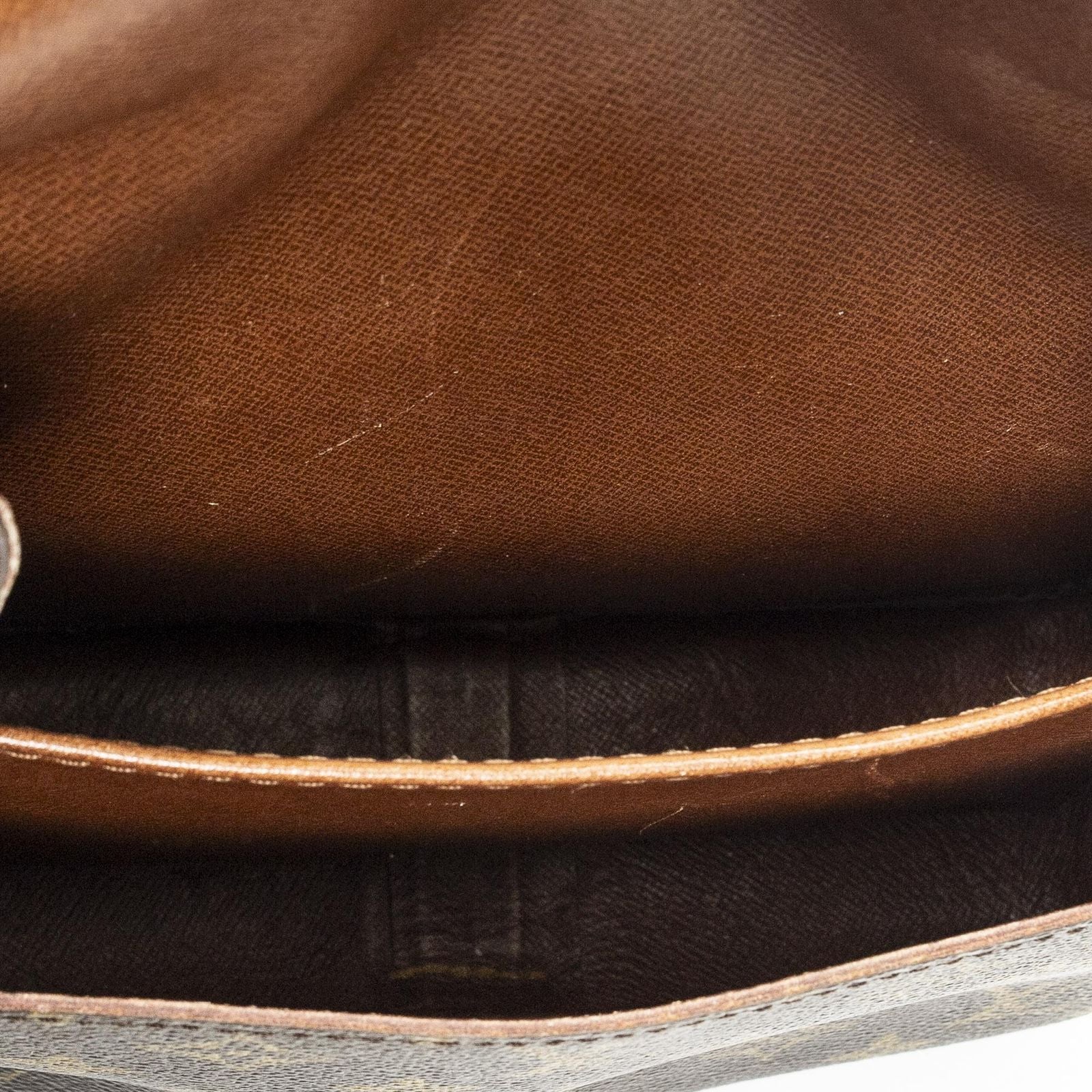Louis Vuitton Cartouchiere Brown Monogram Canvas Messenger — view 9