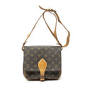 Louis Vuitton Cartouchiere Brown Monogram Canvas Messenger