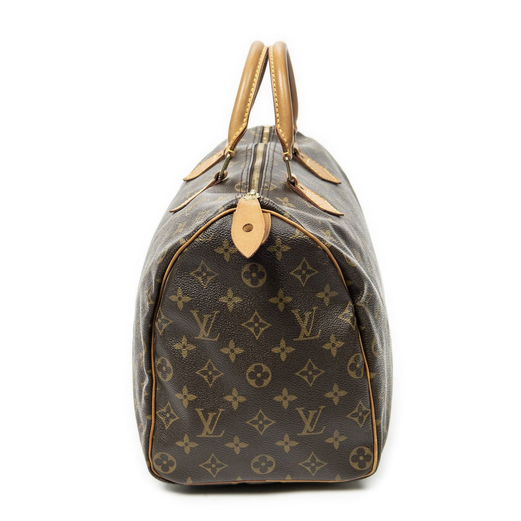 Louis Vuitton Speedy Brown Monogram Canvas Handbag — view 3