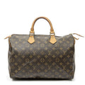 Louis Vuitton Speedy Brown Monogram Canvas Handbag