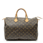 Louis Vuitton Speedy Brown Monogram Canvas Handbag