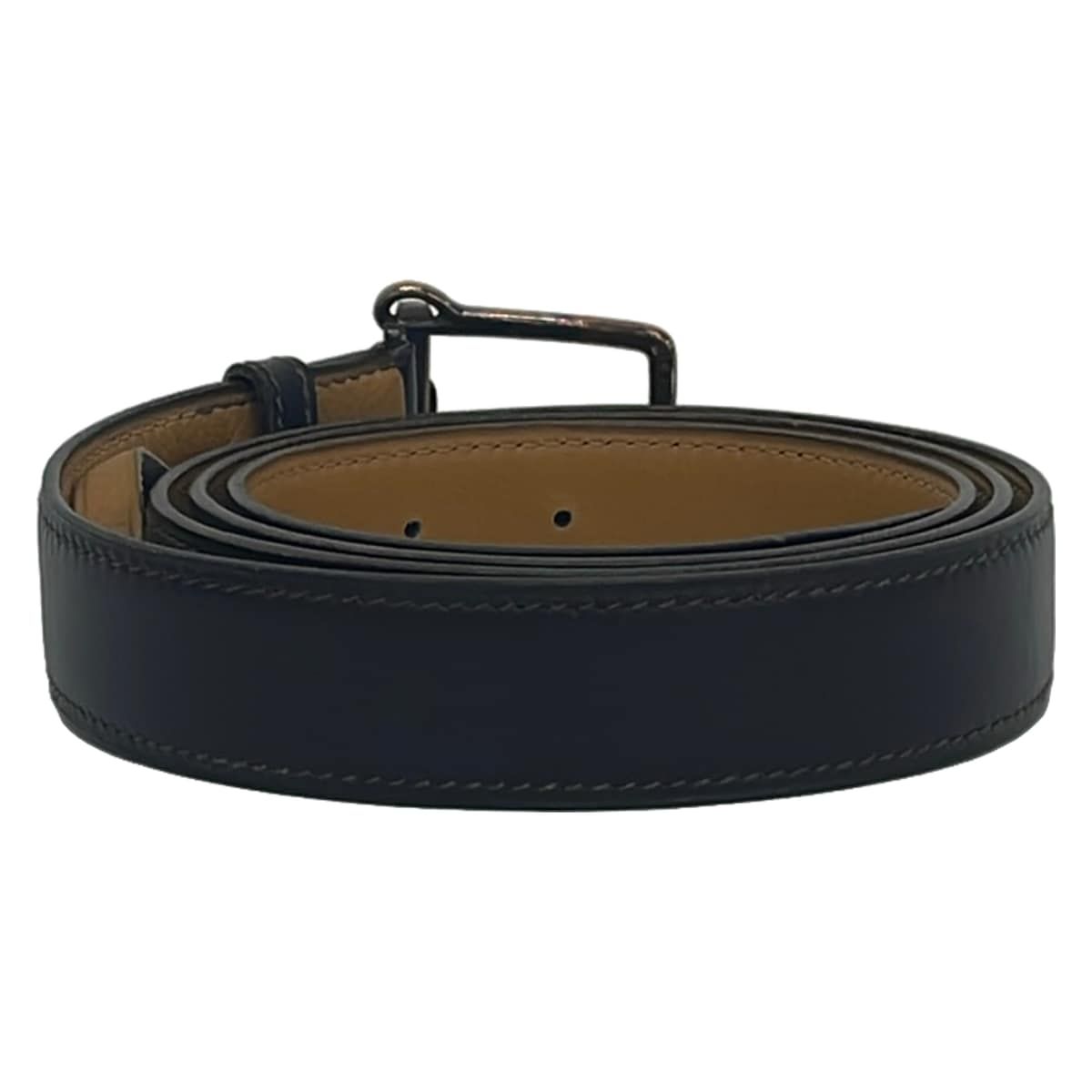 Hermes Belt Dark Brown Light Motif — view 2