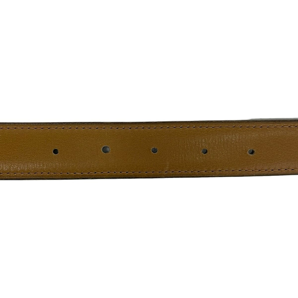 Hermes Belt Dark Brown Light Motif — view 6