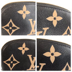 Louis Vuitton Monogram Empreinte Cosmetic PM Black Beige Leather Pouch Makeup — view 5