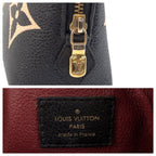 Louis Vuitton Monogram Empreinte Cosmetic PM Black Beige Leather Pouch Makeup — view 4