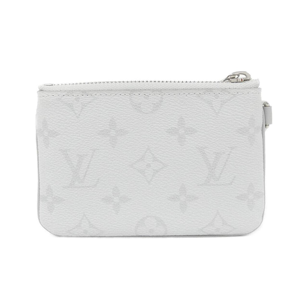 Louis Vuitton White Monogram Logo Zipped Pouch — view 2