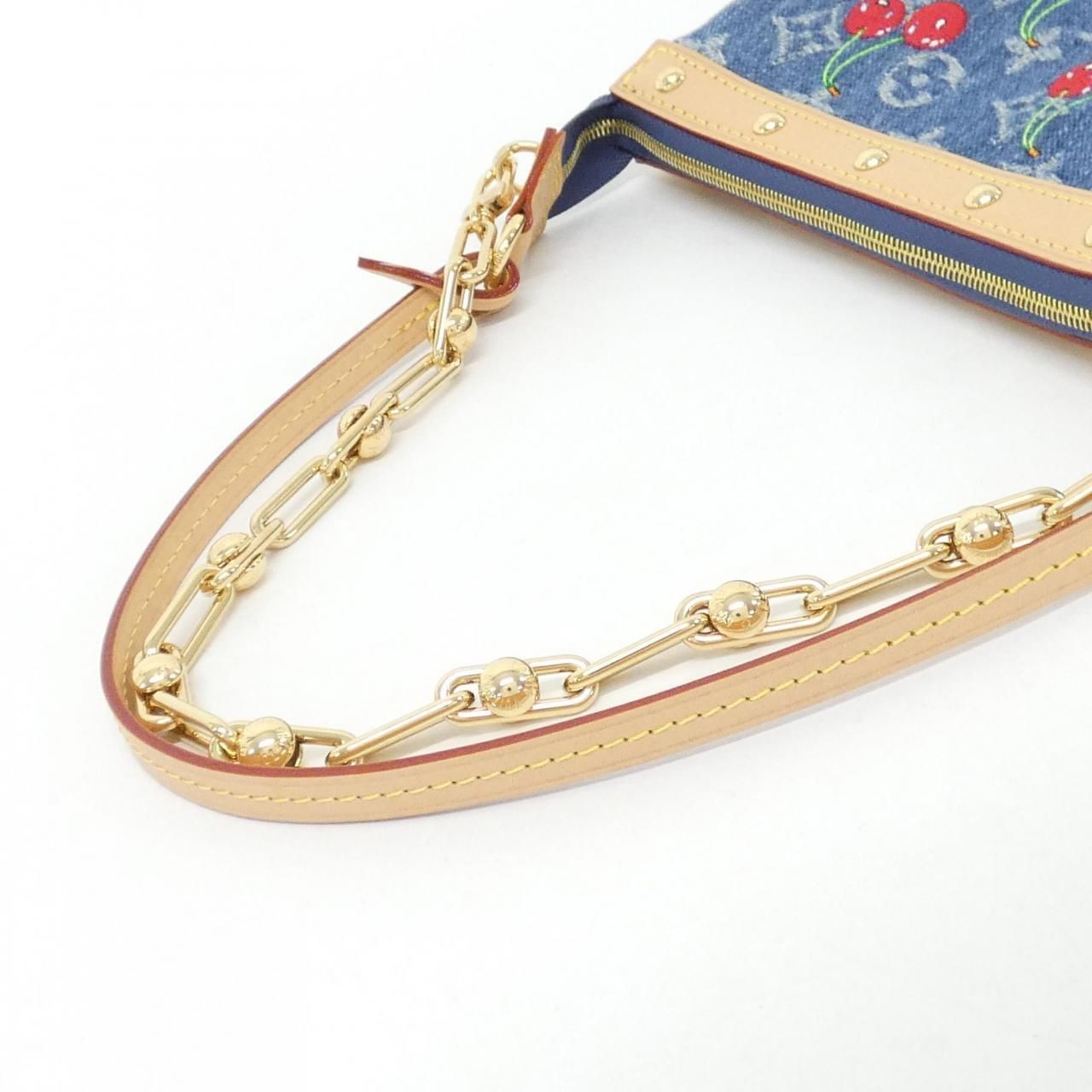 Louis Vuitton Monogram Cherry Denim Pouch — view 4