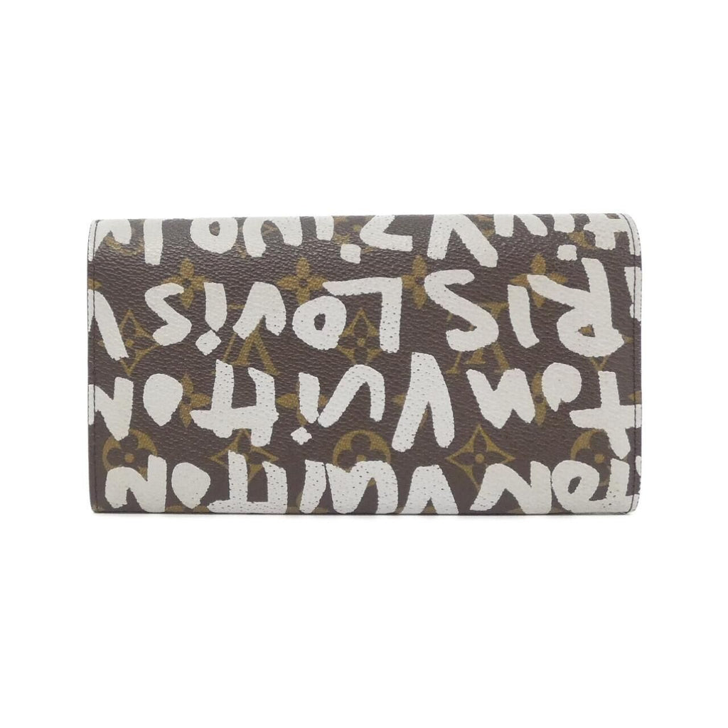 Louis Vuitton Monogram Graffiti Porte Monet Cles Wallet — view 2