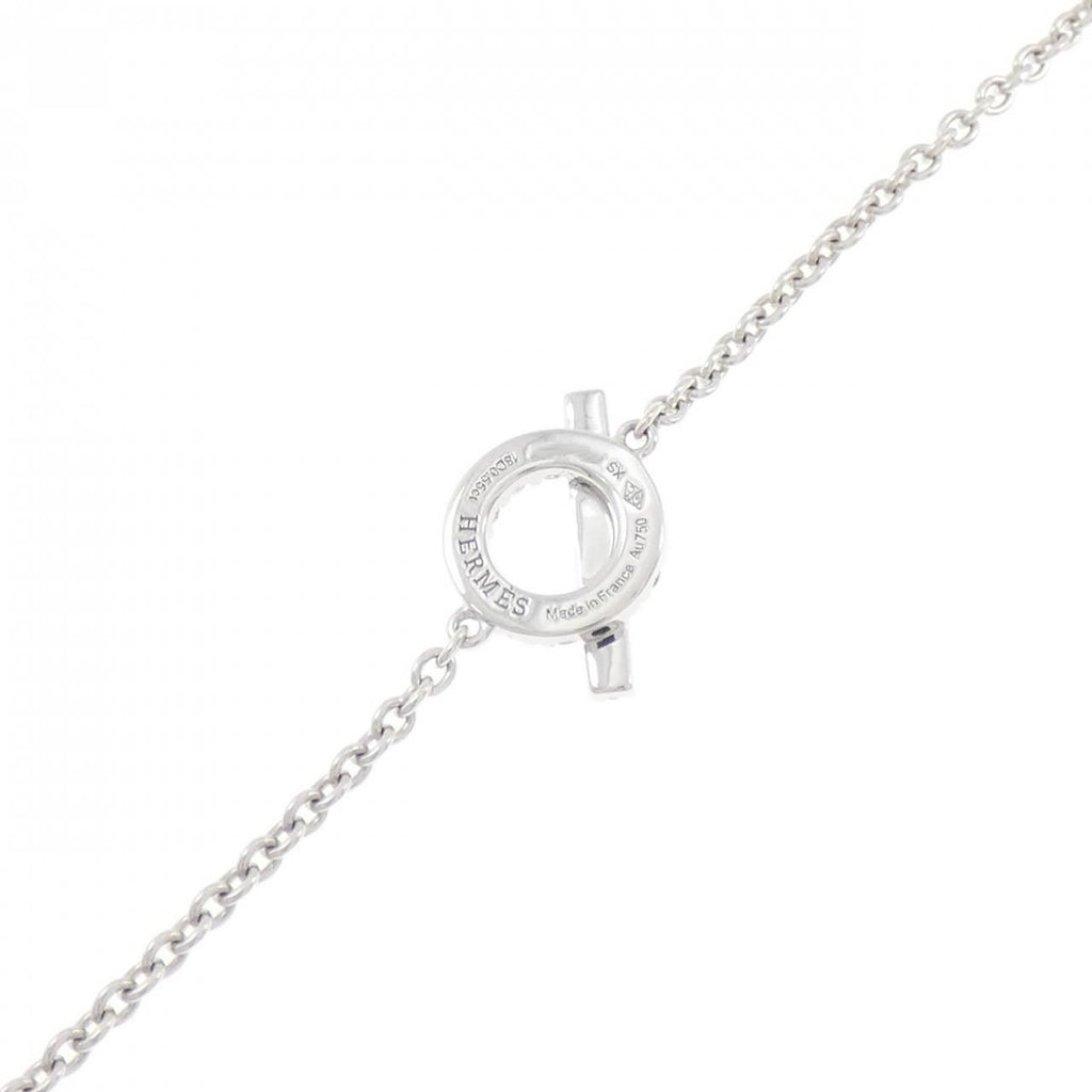 Hermes Finesse Bracelet White Gold — view 2