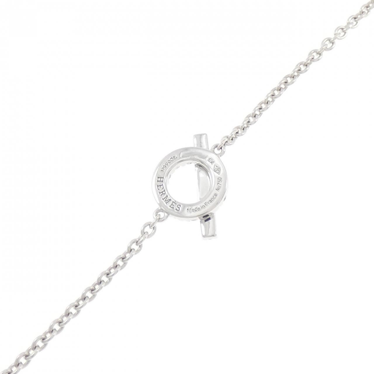 Hermes Finesse Bracelet White Gold — view 2