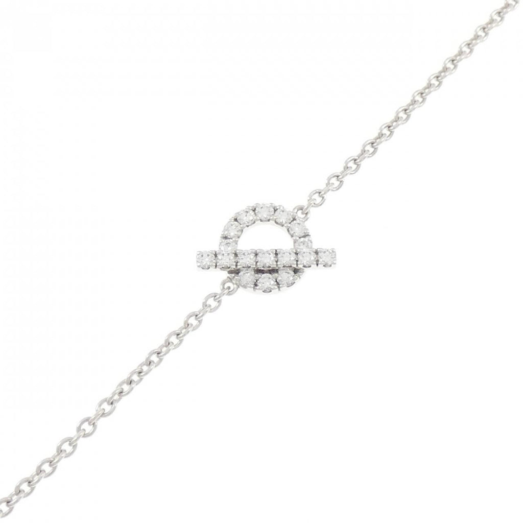 Hermes Finesse Bracelet White Gold