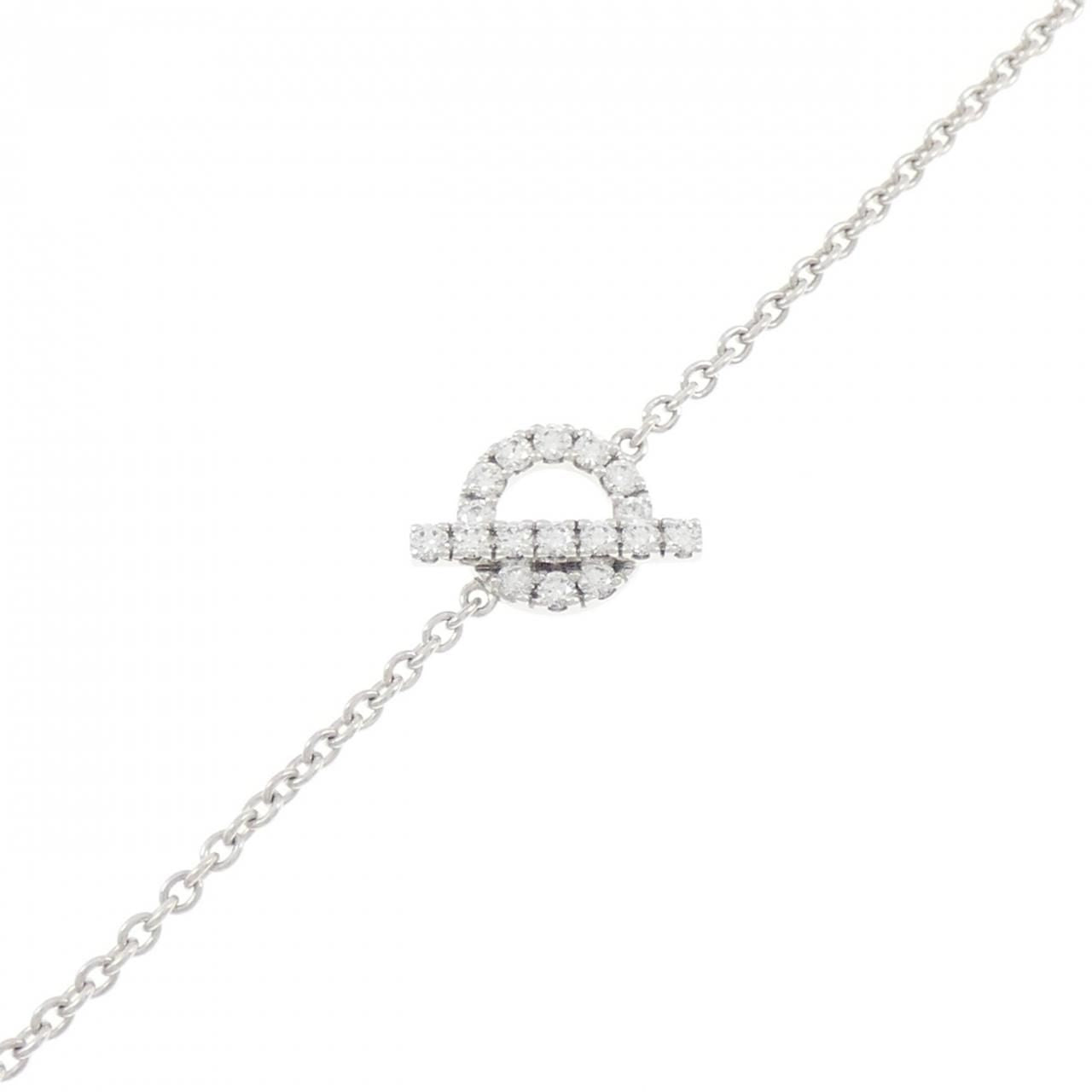 Hermes Finesse Bracelet White Gold