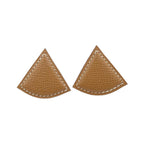 Hermes Vintage Form Triangle Earrings
