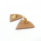 Hermes Vintage Form Triangle Earrings — view 3
