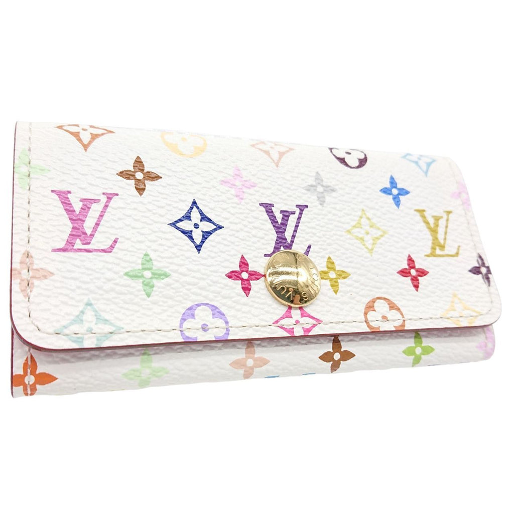 Louis Vuitton Key Case Multicolor Multicles 4 White Key Holder