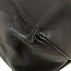 Celine Tote Vertical Cabas Mall Light Blue Black Leather — view 9