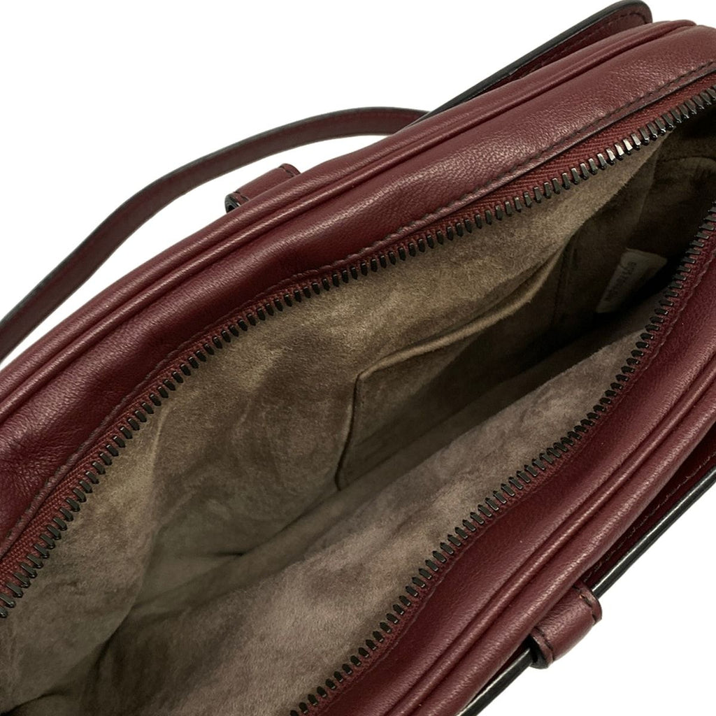 Bottega Veneta Shoulder Bag Intrecciato Bordeaux Chain Leather — view 7