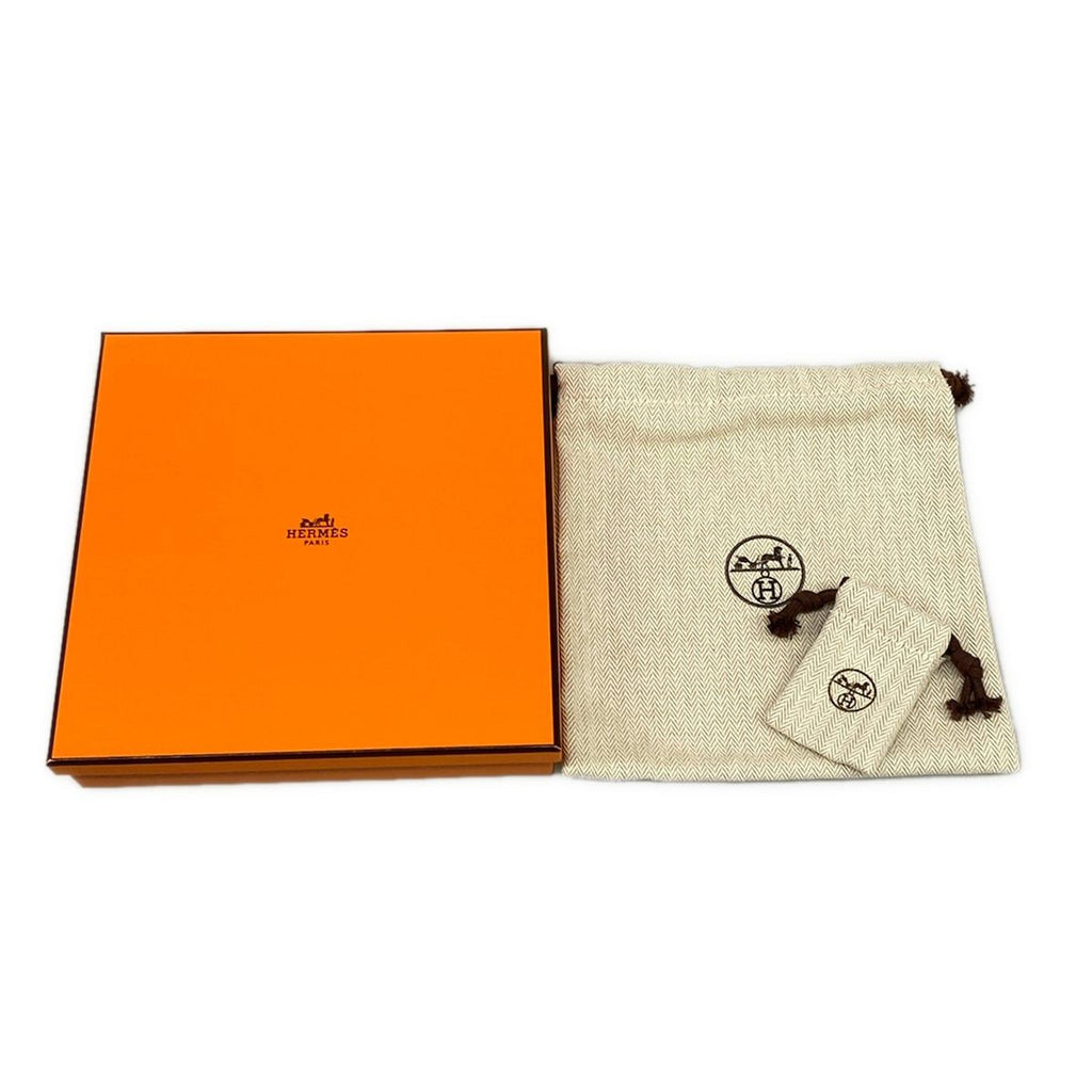 Hermes Belt 80 Constance Etoupe White Guilloche Silver — view 5