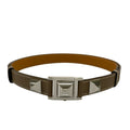Hermes Belt Medle Etoupe Silver
