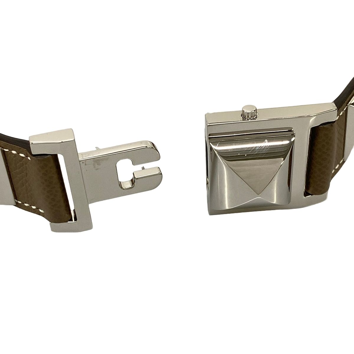 Hermes Belt Medle Etoupe Silver — view 6