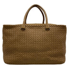 Bottega Veneta Boston Bag Intrecciato Brown Leather — view 3