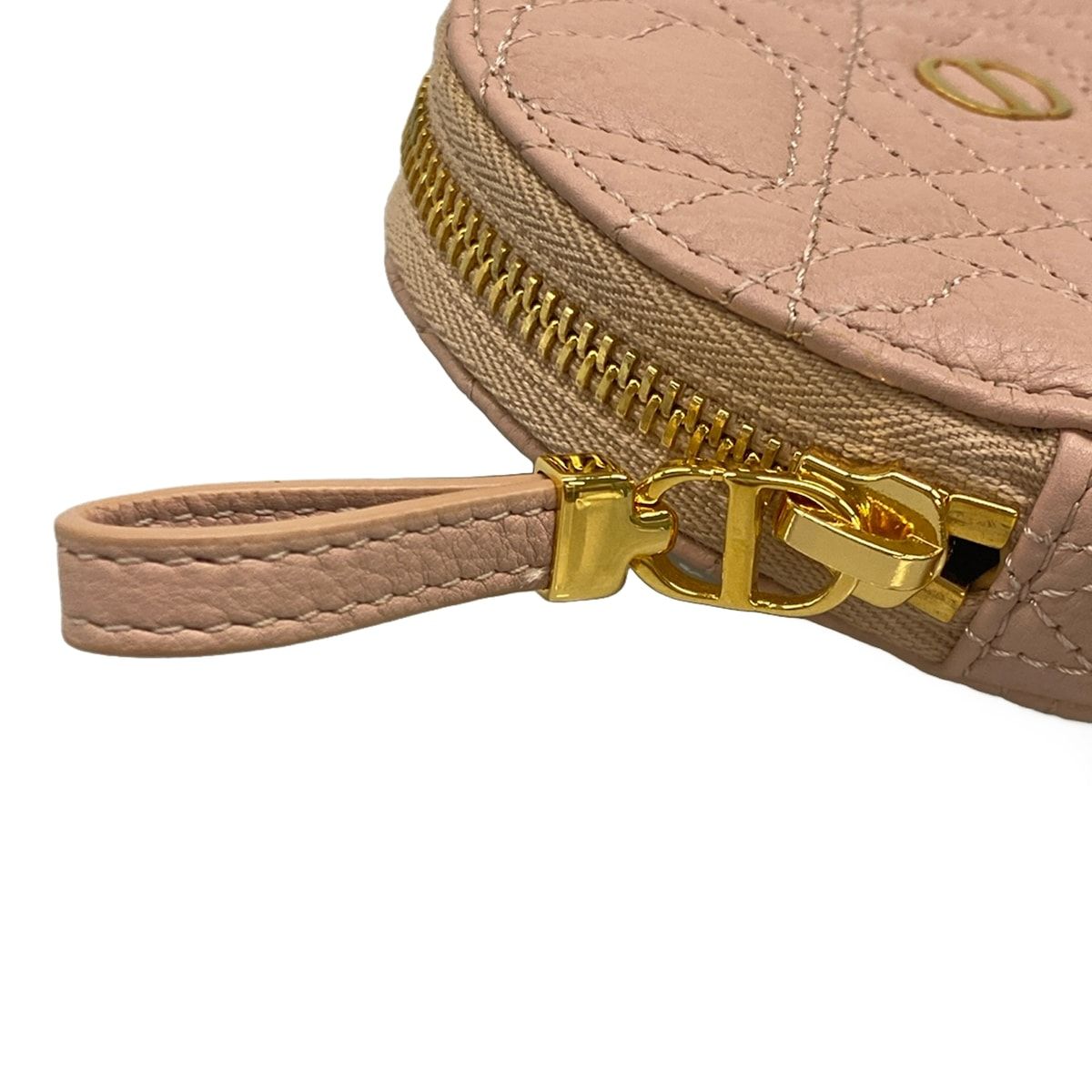 Dior Pouch Caro Chain Heart Pink Lambskin — view 6