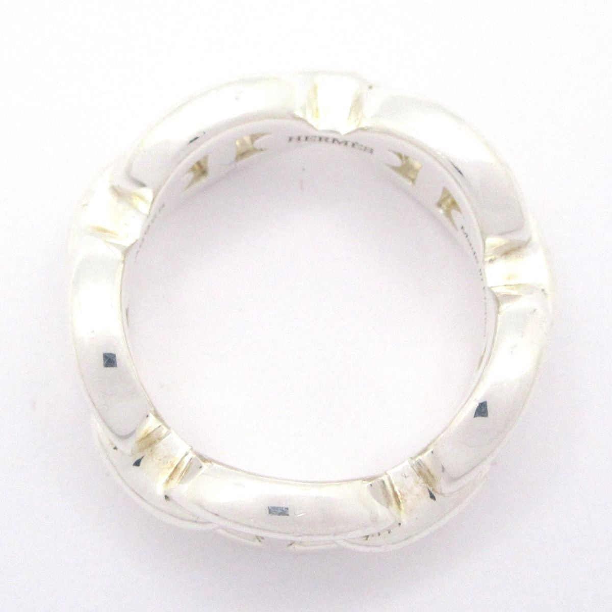 Hermes Ring 47 Chaine D'ancre Silver — view 4